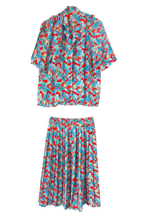 Floral skirt set