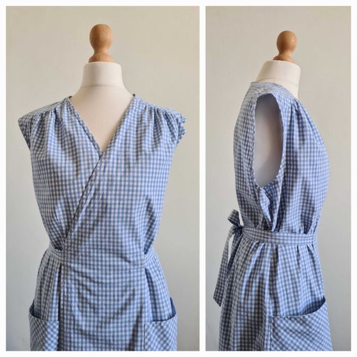 Robe portefeuille vichy