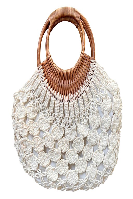 70's crochet handbag