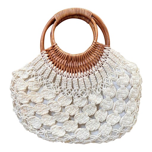 Sac à main en crochet 70's