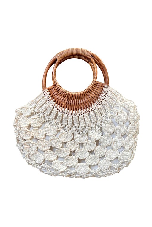 70's crochet handbag
