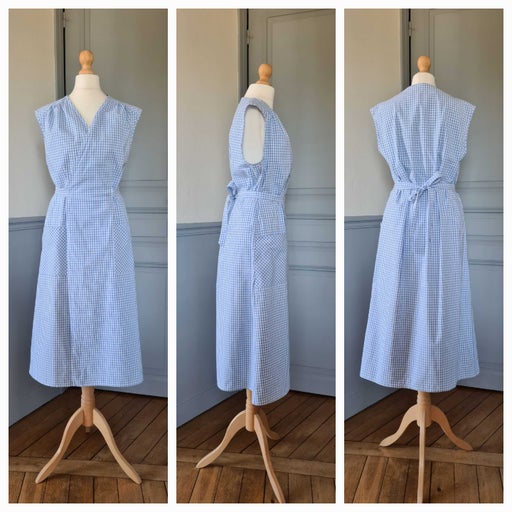 Robe portefeuille vichy