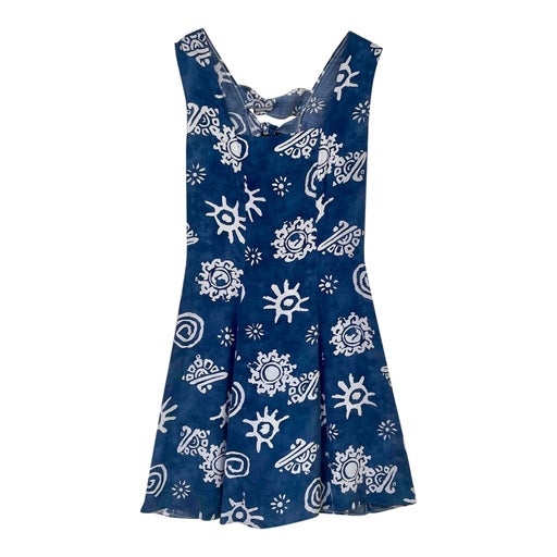 Patterned mini dress