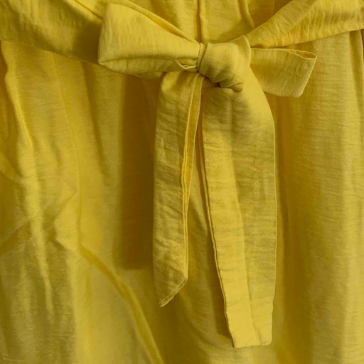 80's yellow dress