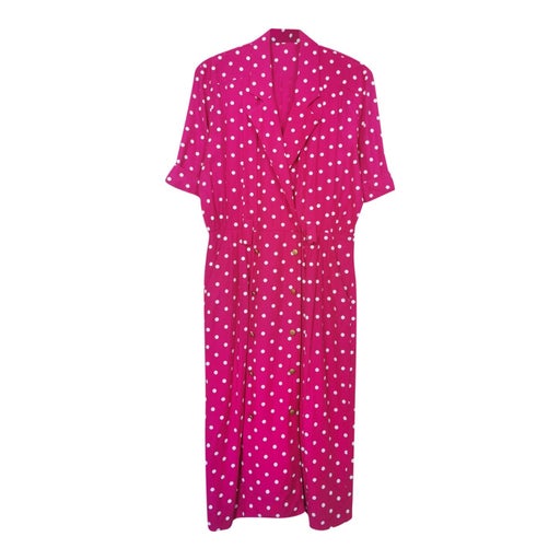 Robe portefeuille à pois