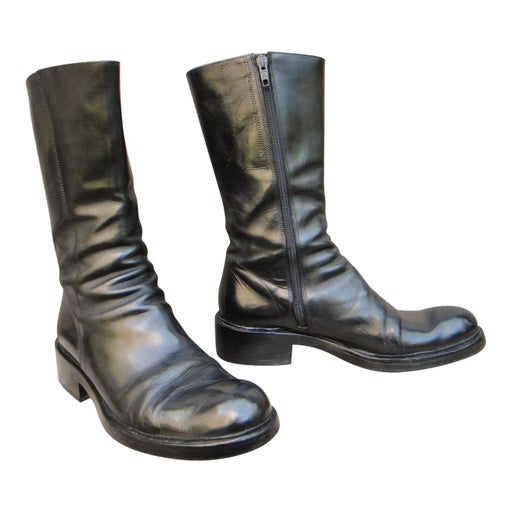 Bottines en cuir