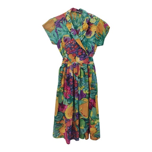 Robe portefeuille en coton 