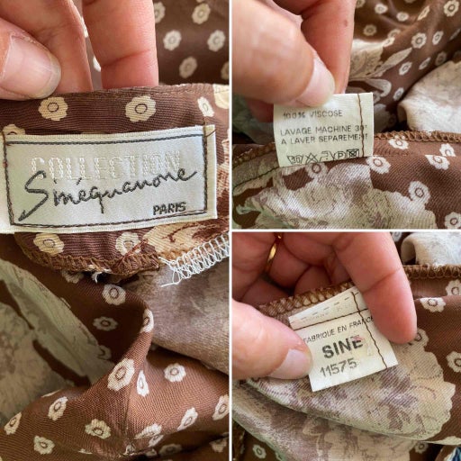 Robe portefeuille à fleurs