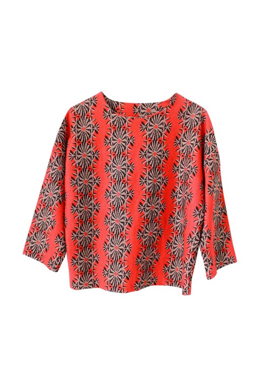 70's patterned top