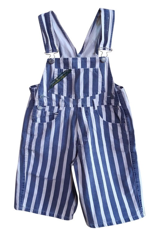 Striped dungarees