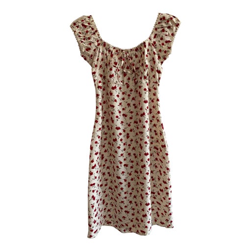 Robe mini à fleurs