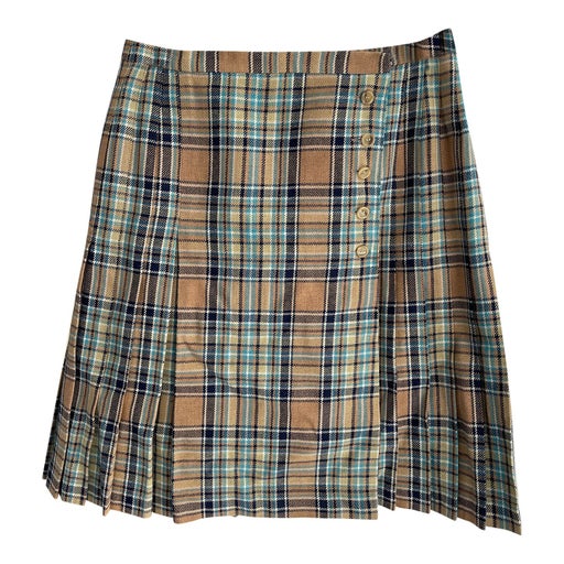 Wool wrap skirt