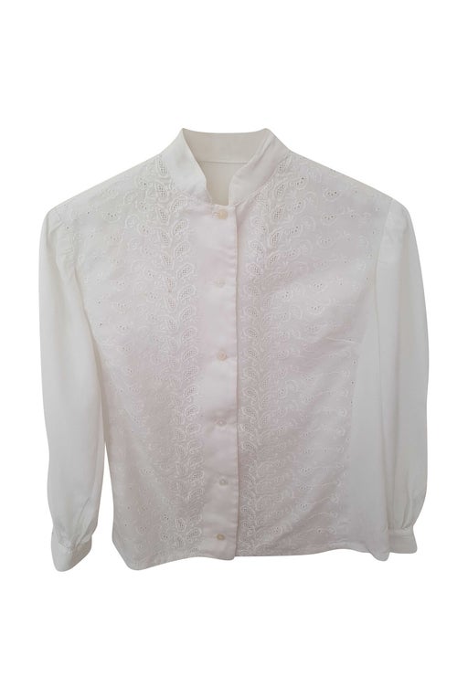 Embroidered white blouse