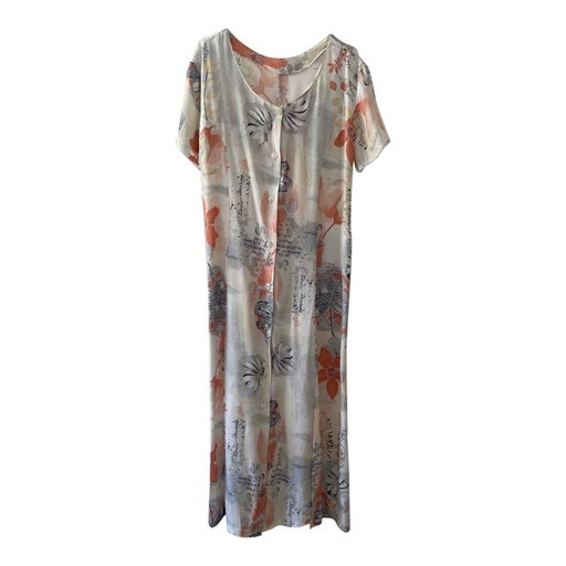 80's buttoned dress