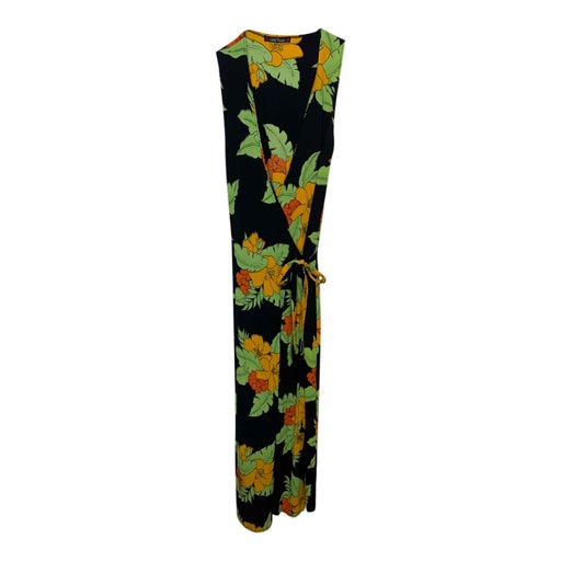 Robe portefeuille à fleurs