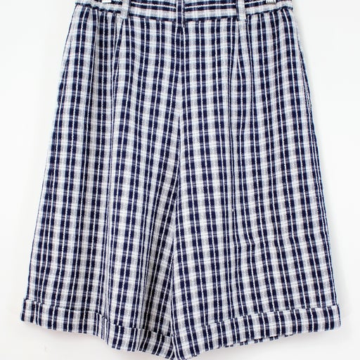 Checked Bermuda shorts