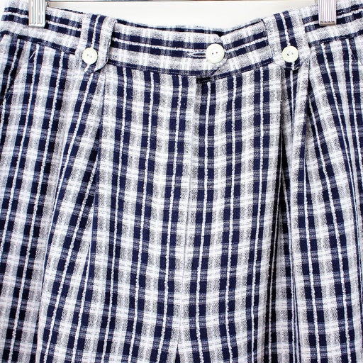 Checked Bermuda shorts