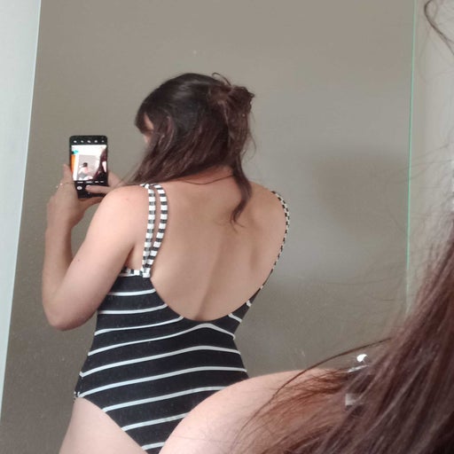 Maillot de bain à rayures