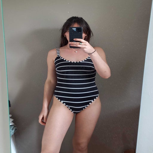 Maillot de bain à rayures