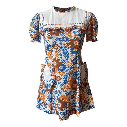 Robe mini à fleurs