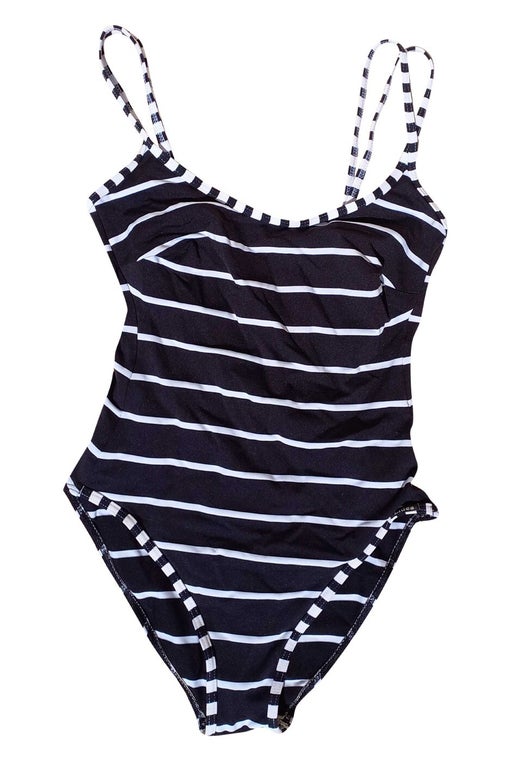 Striped swimsuit