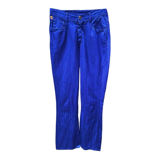 Pantalon flare bleu 