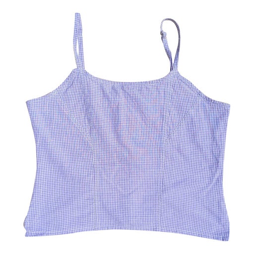 Gingham crop top