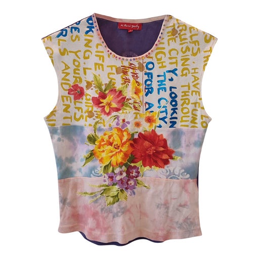 Printed cotton top