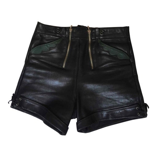 Short en cuir