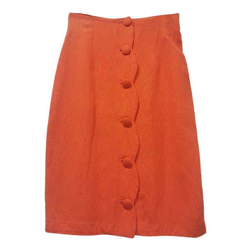 80's buttoned skirt