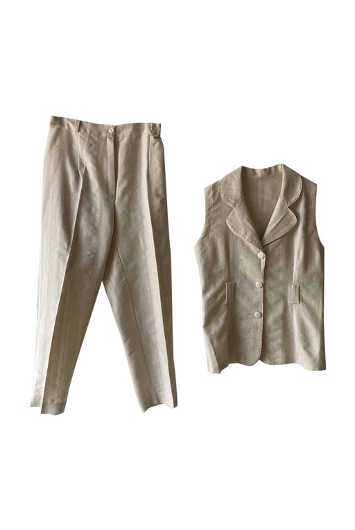 Ecru trouser set