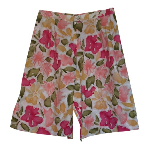 Jupe-culotte à fleurs