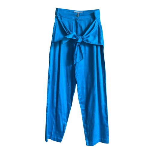 Pantalon fluide turquoise