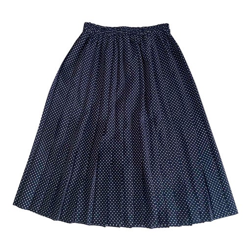 Polka dot pleated skirt