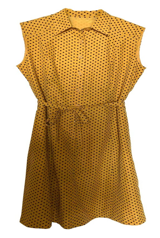 80's polka dot dress