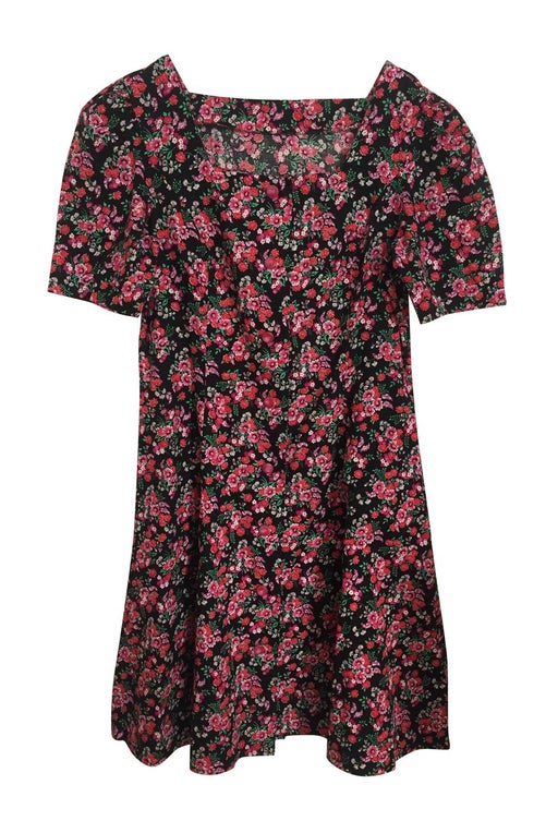 Floral buttoned dress