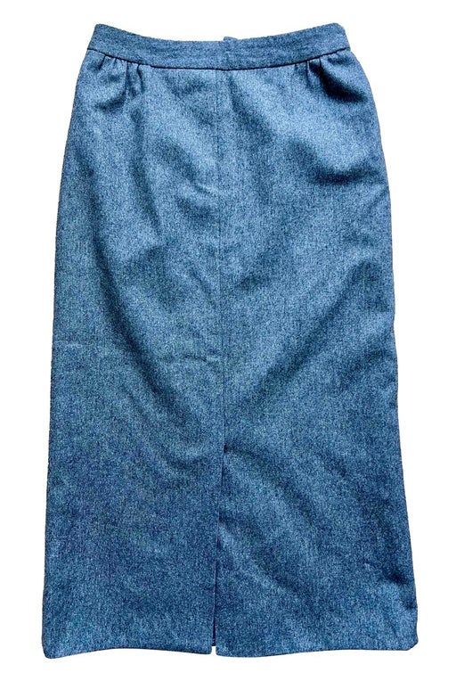 80's gray skirt