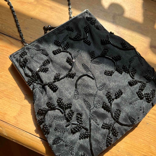 Embroidered mini bag