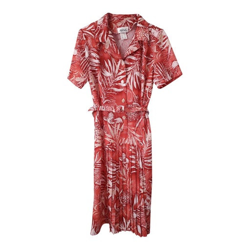 80's pleated dress