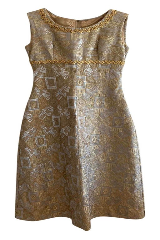 60's lurex dress