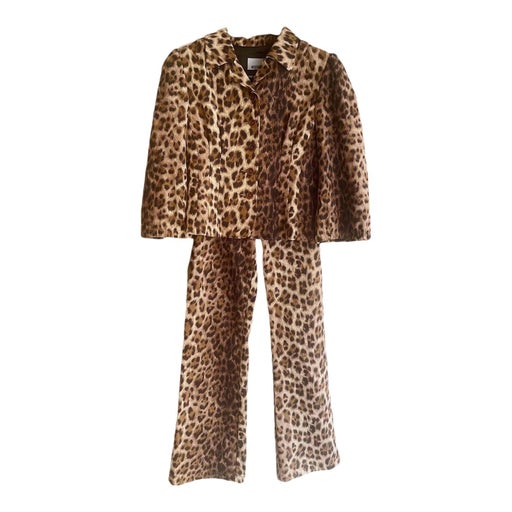 Moschino leopard suit