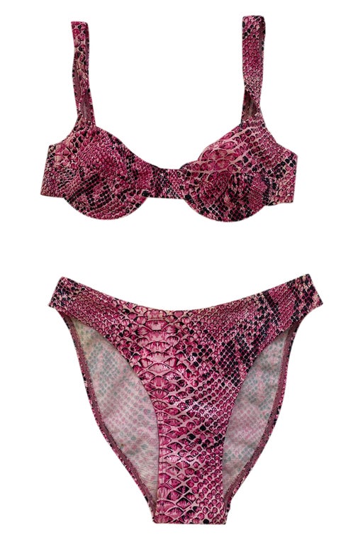 Maillot de bain python 