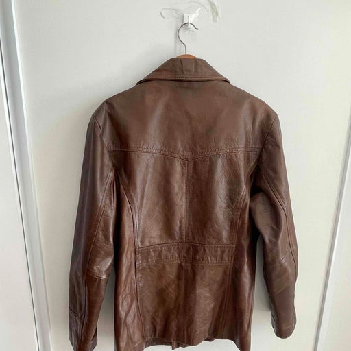 Carven leather coat