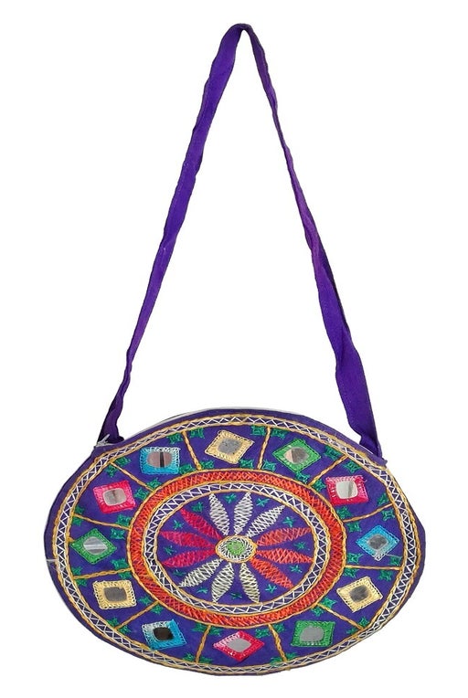 70's embroidered bag