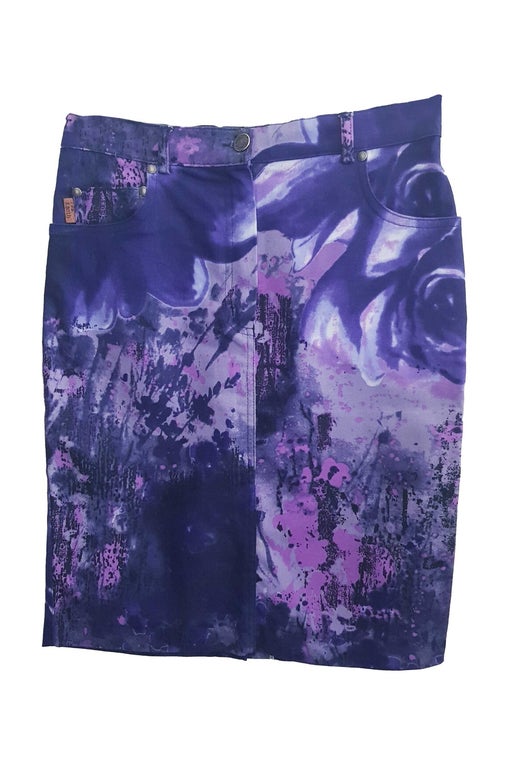 90's patterned skirt
