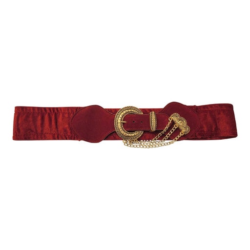 Velvet belt