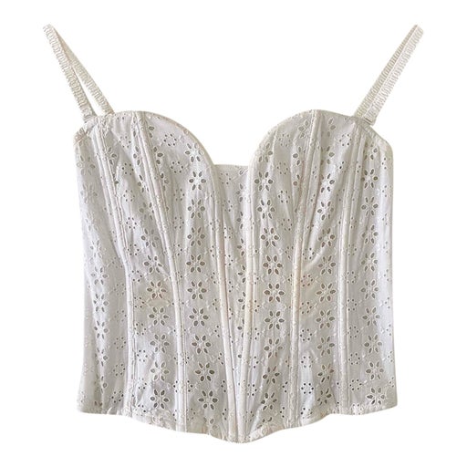 Embroidered corset