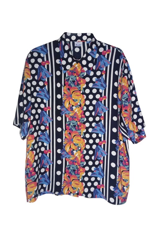 80's patterned shirt