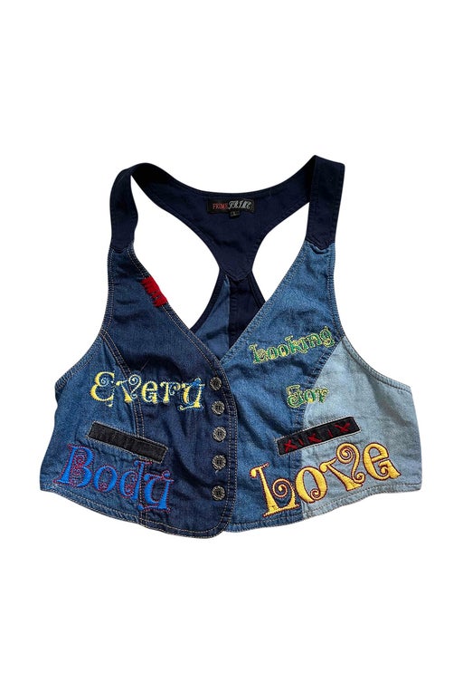 Embroidered vest