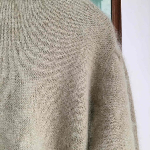 Angora wool cardigan